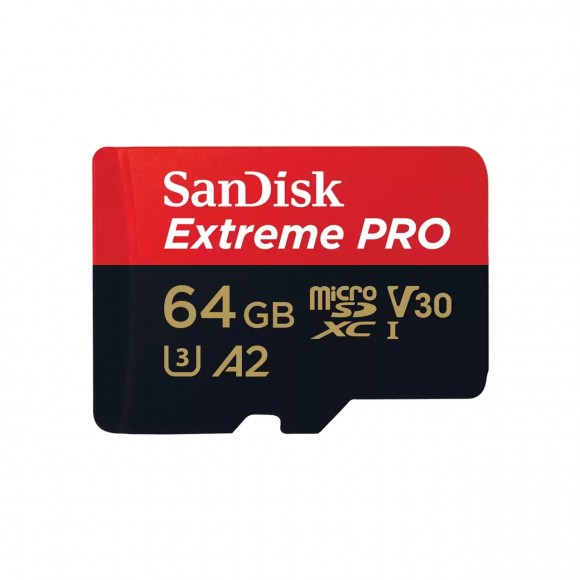 SanDisk 64GB Extreme Pro UHS-I Micro SD Card